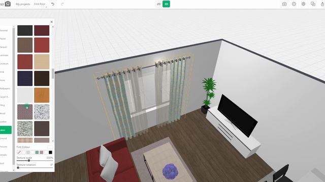 How to change and upload textures | WEB platform | Planner 5d tutorial for beginners смотреть онлайн