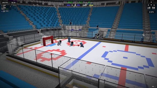 Minecraft Hockey: Houston Bandits @ Milwaukee Muskies | 4/2/22 | BHL S14 смотреть онлайн