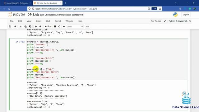 لیست ها در پایتون – قسمت سوم | Lists in Python – Part 3 смотреть онлайн