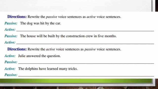 Passive Voice (EAP: Report Text) смотреть онлайн