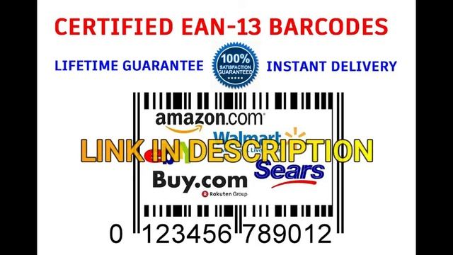 I Will Provide Certified Ean Barcode Numbers For Your Online And Retail Stores смотреть онлайн