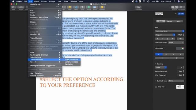 How to Convert Upper Case to Lower Case Text on Mac | Mac Tips 2020 смотреть онлайн