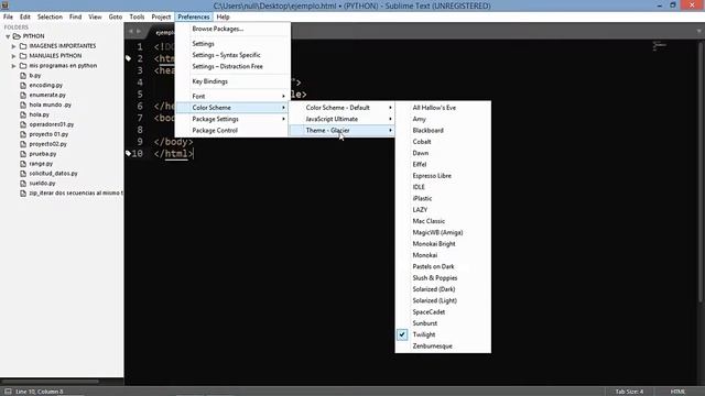 COMO INTALAR TEMAS EN SUBLIME TEXT 3 смотреть онлайн