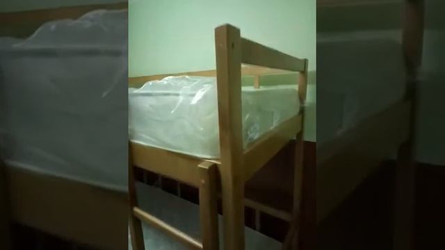 Двухъярусная кровать для хостела, www.buy-matras.ru смотреть онлайн