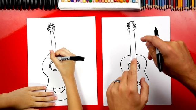 How To Draw A Guitar смотреть онлайн