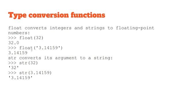 Type Conversion Function in Python (Hindi) смотреть онлайн