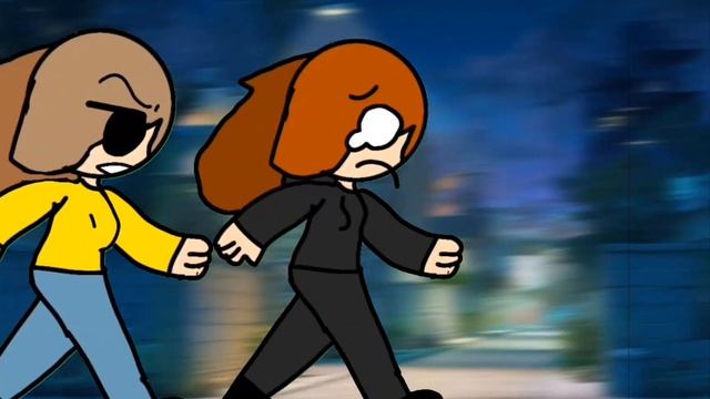 "блин как надоели эти дети постоянно рисуют граффити..." но это 2D анимация! смотреть онлайн