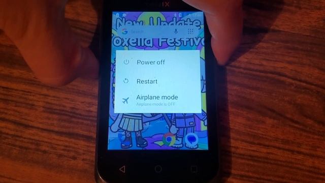 Lanix X120 Startup And Shutdown + Low Battery