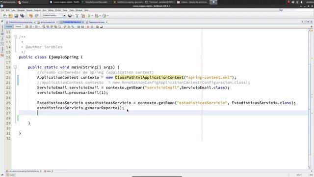 Clase 12 de Mayo 2020. 3-Scope de un bean de Spring (configuración con xml) смотреть онлайн