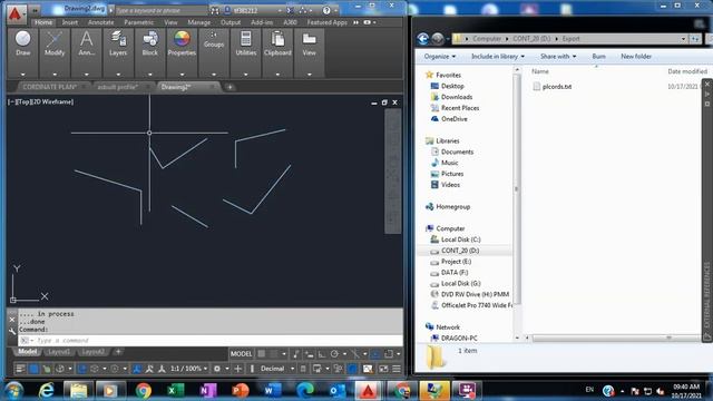 How to Autocad Polyline Export to notepad lisp section Base смотреть онлайн