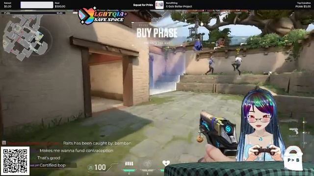 Squid plays VALORANT смотреть онлайн