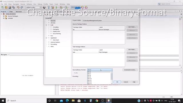 NetBeans Error: Source Option 6 Is No Longer Supported. Use 7 Or Later. смотреть онлайн
