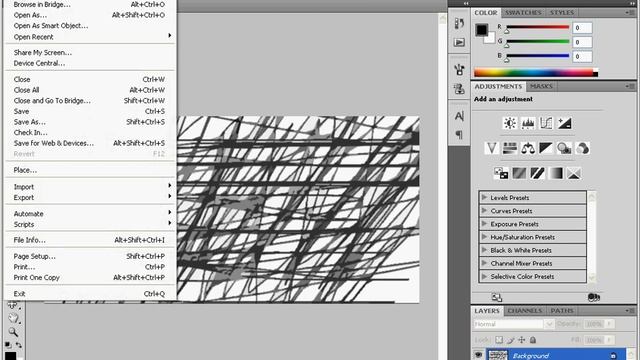 Надпись в криминальном стиле в Adobe Photoshop CS4 (19/20) смотреть онлайн