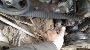 Регулировка ремня грм g6cu 6g74 киа соренто хендай терракан