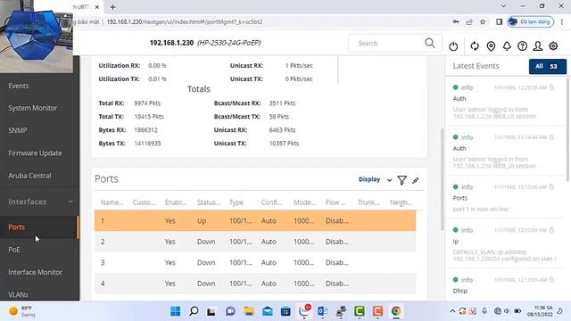 Switch HP 2530-24G-PoE (J9773A) смотреть онлайн