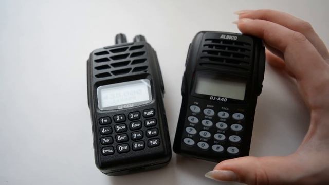 Рация Alinco DJ A40 и Alinco DJ VX50. Обзор сравнений