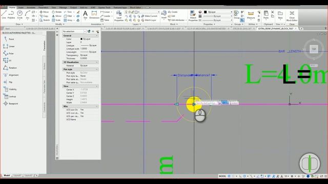 AutoCAD Dynamic Block Tutorial | Create Reinforcement TAG смотреть онлайн