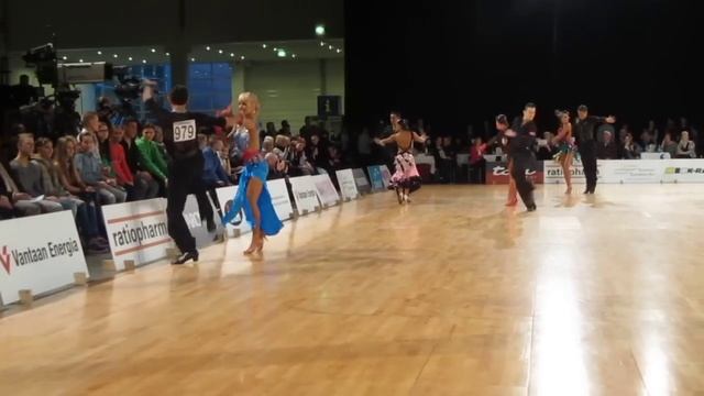 Finland Open 2015 Grand Slam Latin - Samba - heat in quarter final смотреть онлайн