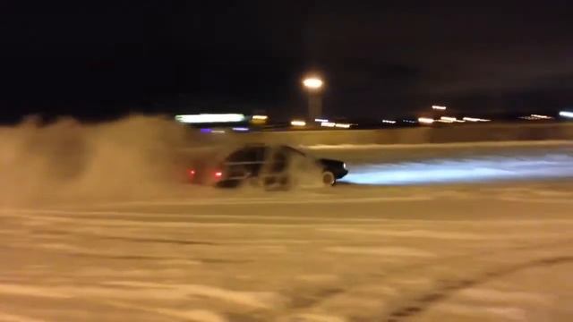 Audi 200 20v Avant , winter, snow смотреть онлайн