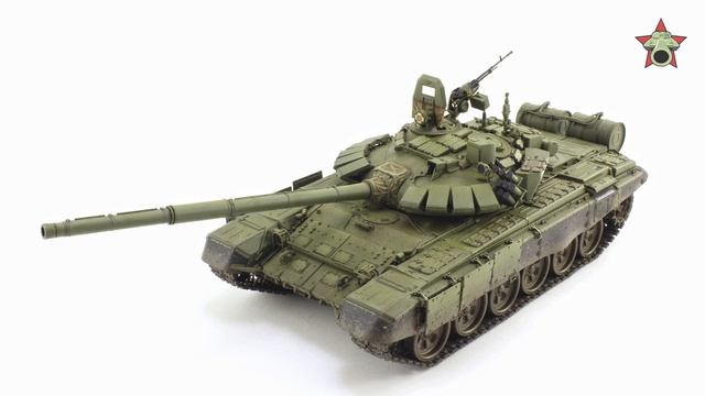 После сборки - Т-72Б3 от Meng в 1/35. Built Model T-72B3 Meng Model 1:35 смотреть онлайн