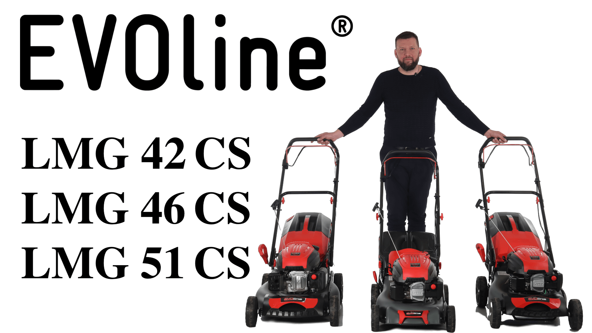Обзор и сравнение на газонокосилки бензиновые EVOline LMG 42CS; LMG46CS и LMG 51 CS смотреть онлайн