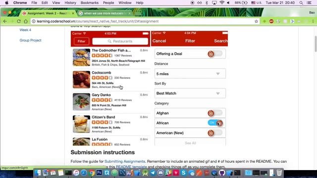 CoderSchool - React Native - Week 2 - Part 2 смотреть онлайн