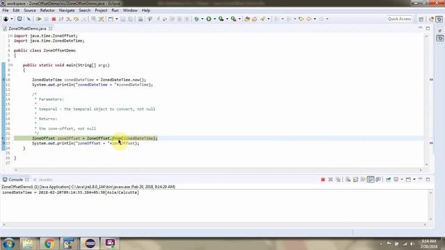 How to use from method of ZoneOffset Class? | Java 8 Date and Time смотреть онлайн