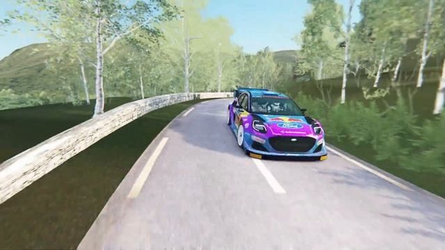 Molls Gap Ford Puma WRC Rally1 Drone Cam Assetto Corsa смотреть онлайн
