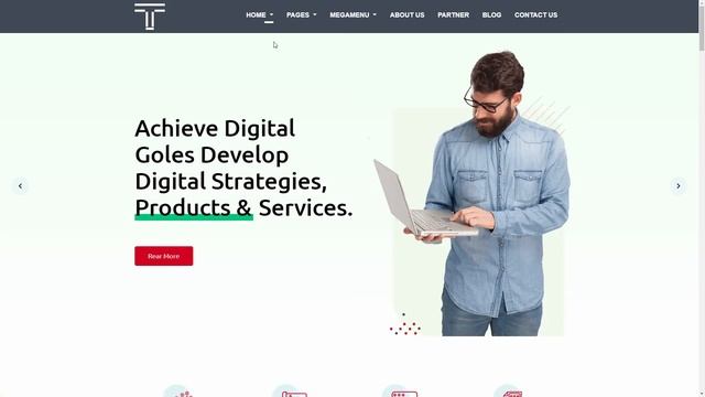 Technetium – Agency HTML5, CSS & JS Responsive Website Template смотреть онлайн