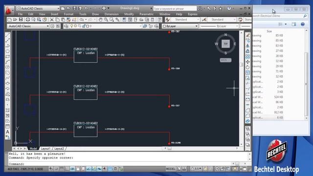Creating Heat Trace Drawings - MS Excel to AutoCAD using AutoLISP смотреть онлайн