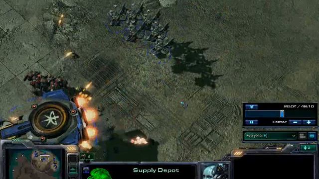 Earth Wars Earth 2150 tribute SC2 map.wmv смотреть онлайн