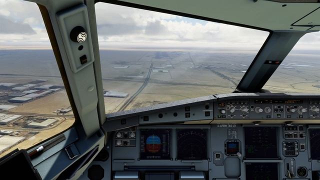Microsoft Flight Simulator-Landing at Al-Maktoum International Airport-Airbus A320neo смотреть онлайн