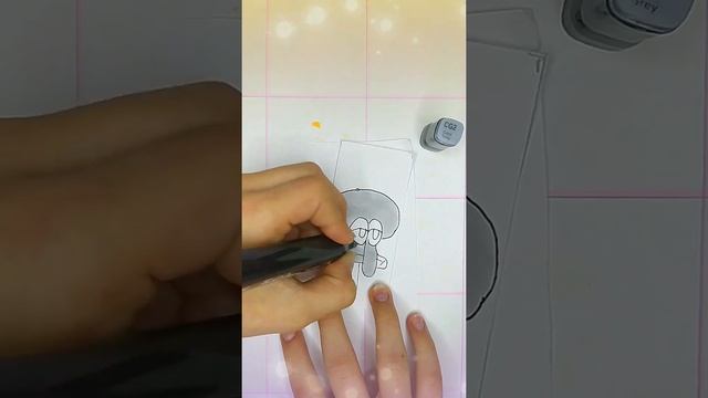 Рисуем Сквидварда из "Губка БОБ"! Drawing Squidward from SpongeBOB! смотреть онлайн