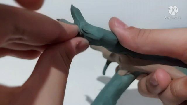 Vastatossauros Rex (King Kong) Feito Com Massinha De Plastilina