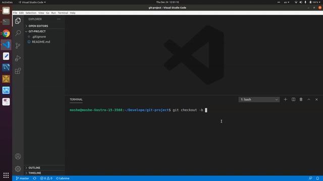 17 Git Creating a new branch with checkout смотреть онлайн