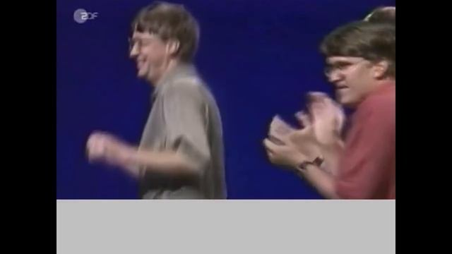 Bill Gates And Steve Ballmer Awkward Dancing At Windows 95 Launch Party 60fps
