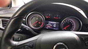 Сброс межсервисного интервала замены масла Opel Astra K, 2016г.в., 1,6 CDTI