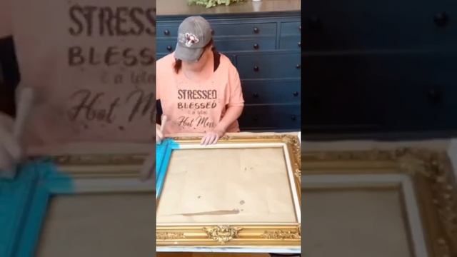 Upcycle Thrift Store Frame  Decoupage Paper Get Yours Here : Https://hp-distribution.com/?aff=25