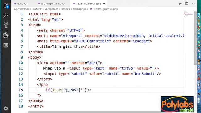 Lập trình PHP Video 16 Tạo form tính giai thừa trong PHP, sử dụng POST смотреть онлайн