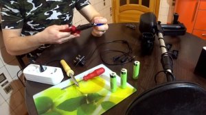 Доработка металлодетектора МД4030. Недостаток MD4030. Пауэрбанк на12000мАч.Освещение для велосипеда