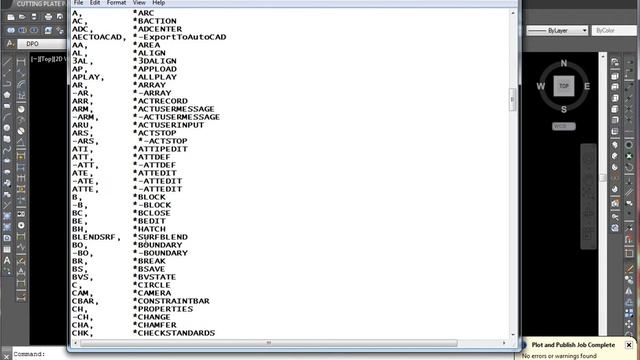 Autocad Command List смотреть онлайн