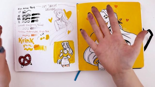 THE UNSEEN SKETCHES! | Sketchbook Tour | #21 смотреть онлайн