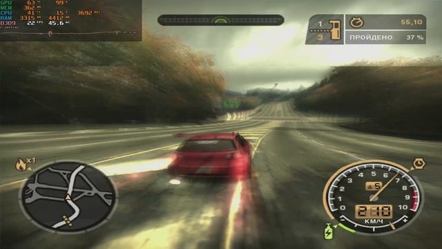 GigaByte GT 610 1GB Silent TEST NFS Most Wanted 2005 1280x1024 [HIGH] смотреть онлайн