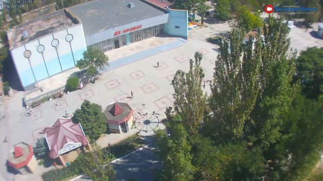 Центр Щёлкино, 08.09.2016 - time-lapse с камеры 3 смотреть онлайн