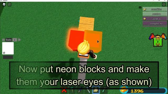 WORKING LASER EYES TUTORIAL IN BUILD A BOAT!!! | Roblox смотреть онлайн