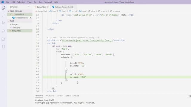 Vue Tutorial 4 List Rendering смотреть онлайн