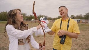 Хальмг куукн. Аркадий Манджиев и Баина Бамбаева