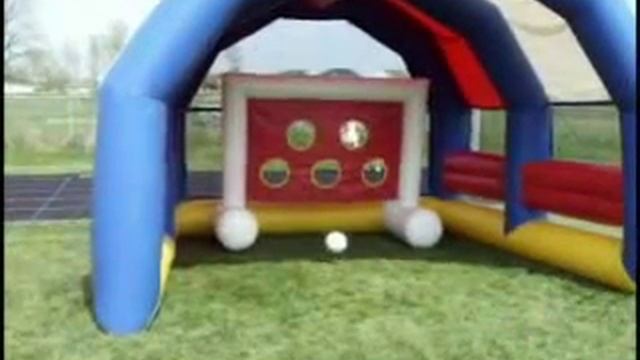 Inflatable Soccer Kick Game - Checkers Fun Factory смотреть онлайн