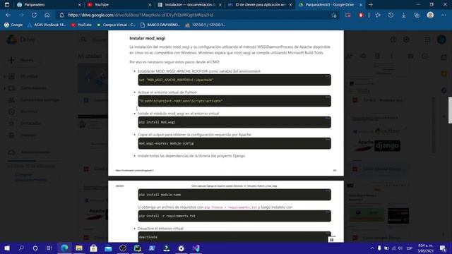Autenticación Google -- Deploy Django -- Apache -- Certificado SSL -- No IP -- Windows 10 -- Parte смотреть онлайн