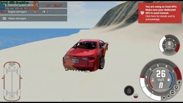 BeamNG drive v0.26.2 | Intel UHD Graphics | 8GB RAM | Intel Core i5 10500H